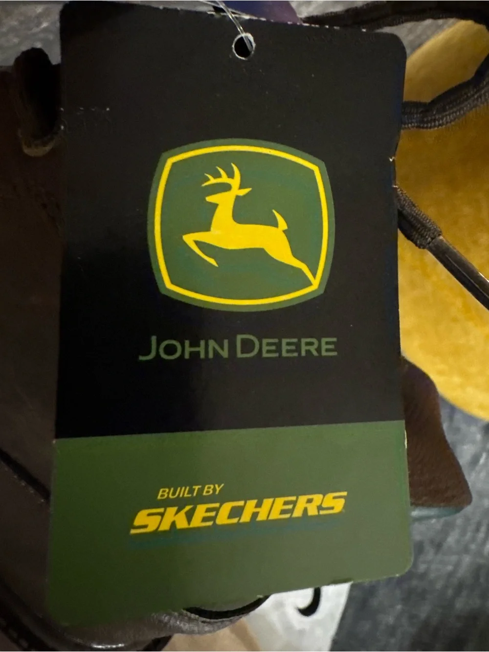 Skechers / John Deere Men's Sergeants Slip-Ins Chocolate Work Boots Size 10 US